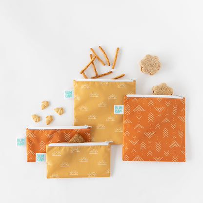 Reusable Snack Bag 4 Pack: Desert Boho | Bumkins