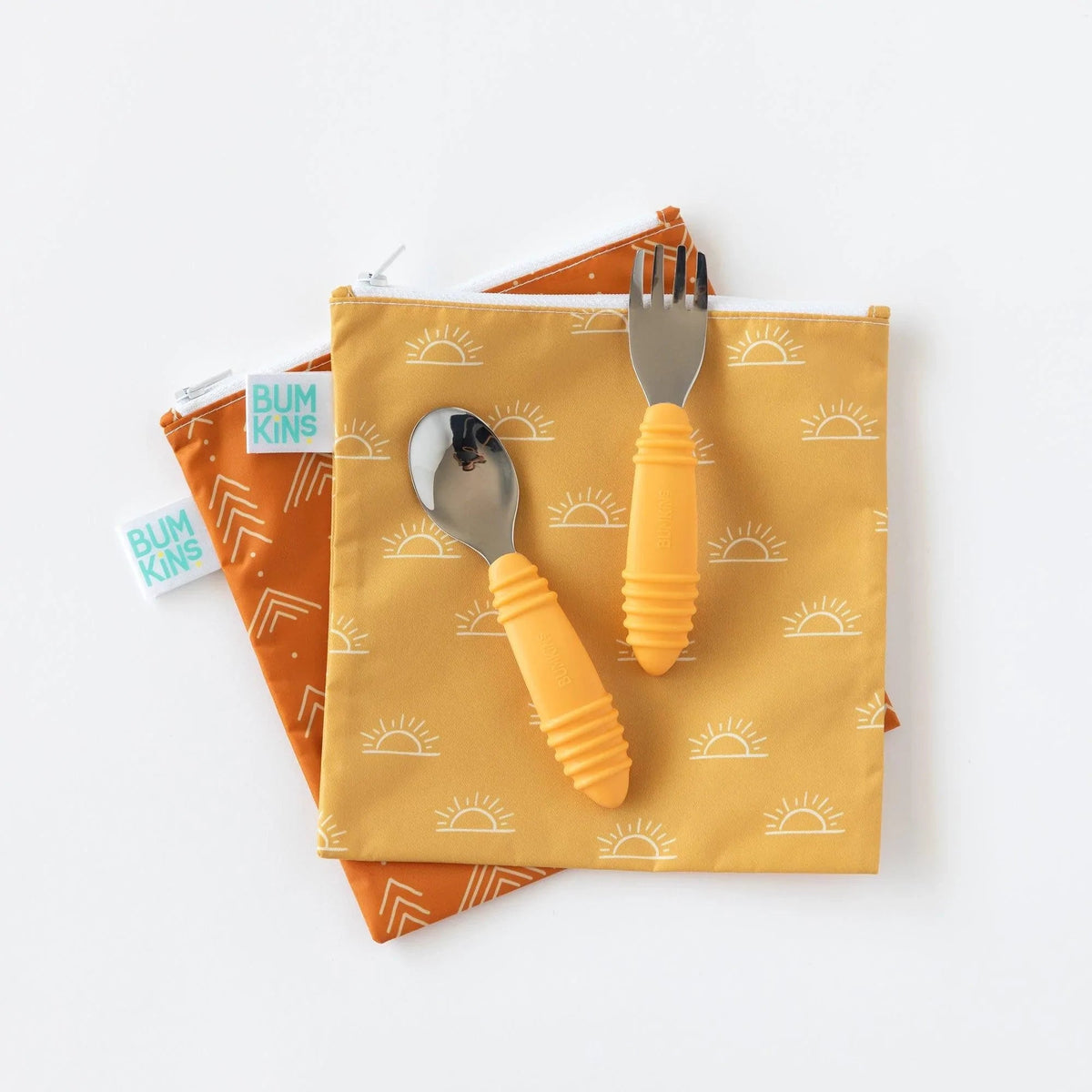 Reusable Chic Sun + Grounded Boho Print Sandwich Bag Set | Bumkins