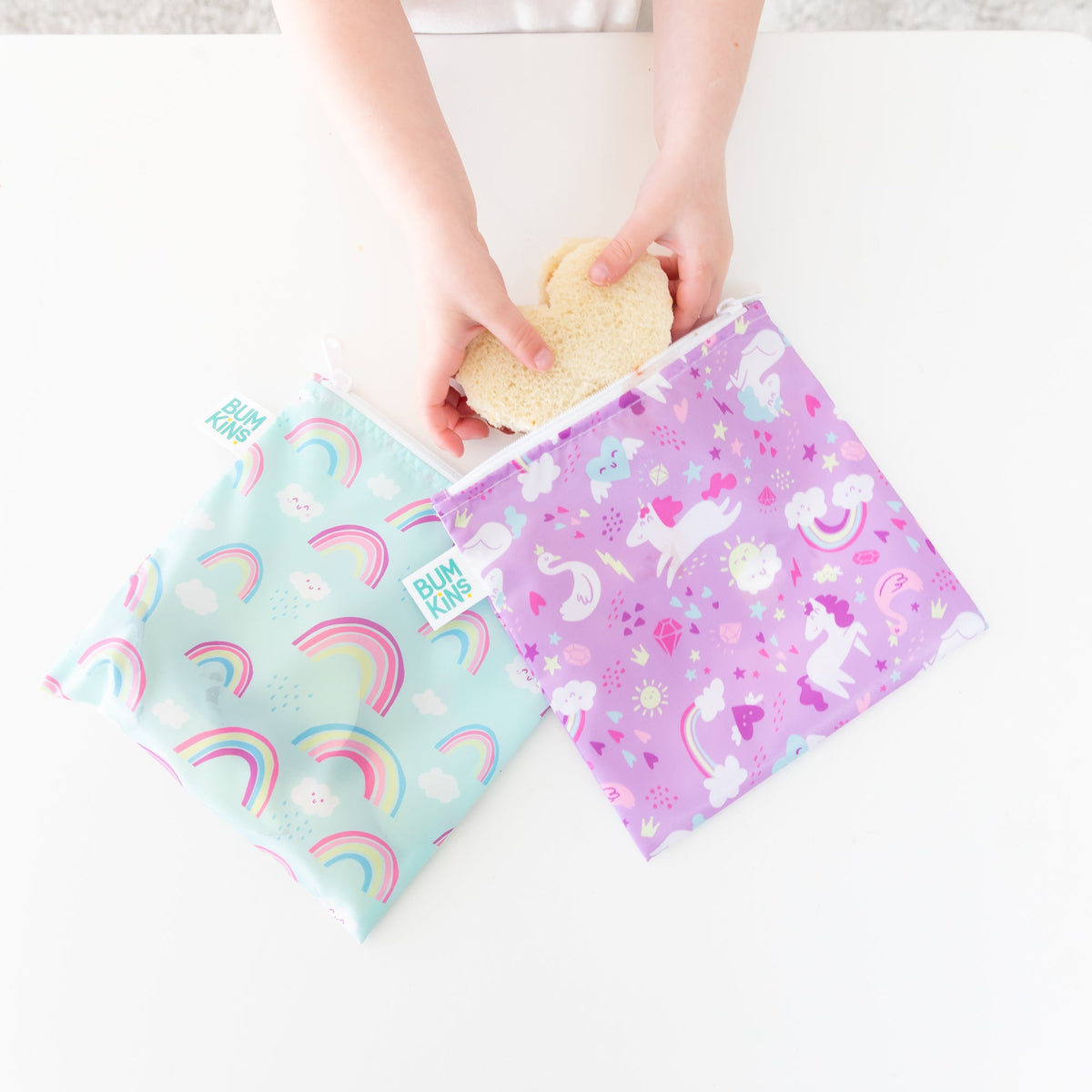 Lunchbox Legends 6-Piece Set: Unicorns Purple Jelly | Bumkins