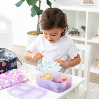 Lunchbox Legends 6-Piece Set: Unicorns Purple Jelly | Bumkins