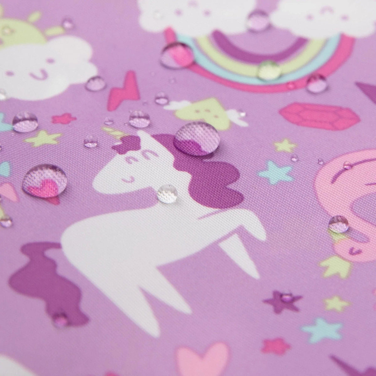 Reusable Snack Bags, Waterproof Fabric, BPA Free, 2-Pack – Unicorns & Rainbows Baby | Bumkins